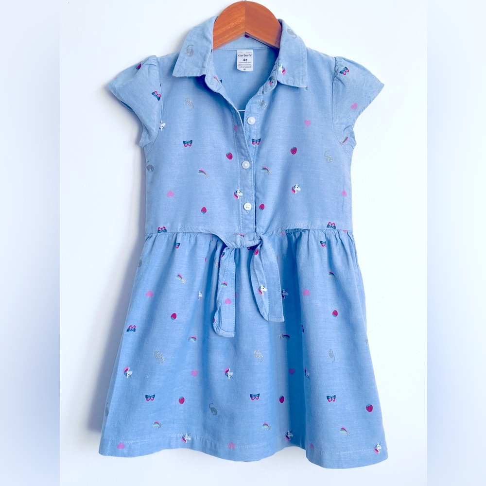 4T Carter’s Chambray Dress